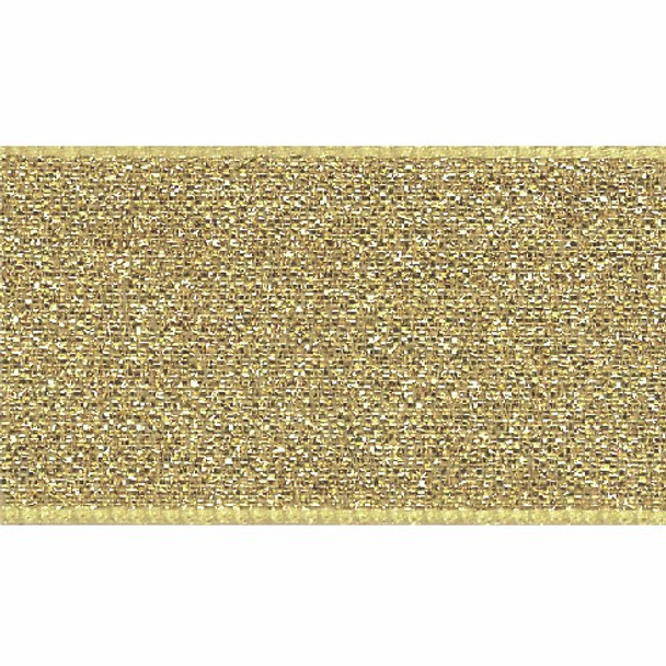 Berisfords | Lame Metallic Ribbon | 15mm wide | Gold