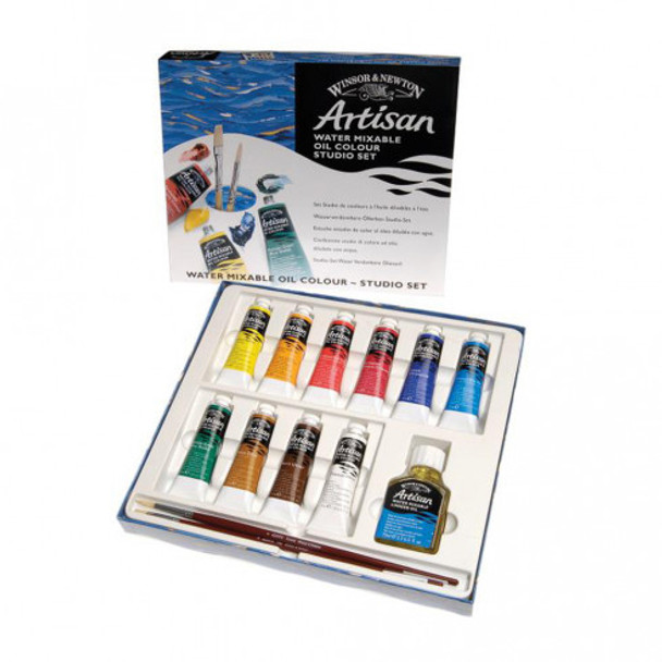 Winsor & Newton Artisan Water Mixable Oil 14 Piece Studio Set - Main Image