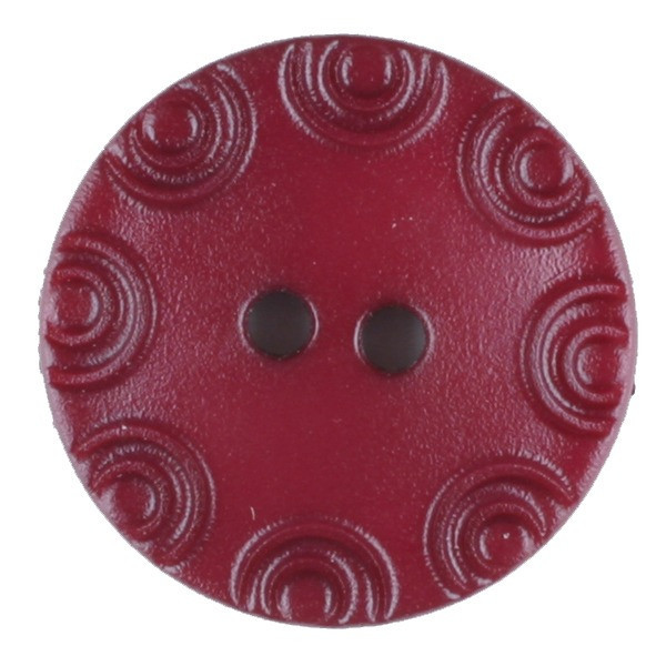 Dill Buttons | Burgundy with little circular edge | 13mm