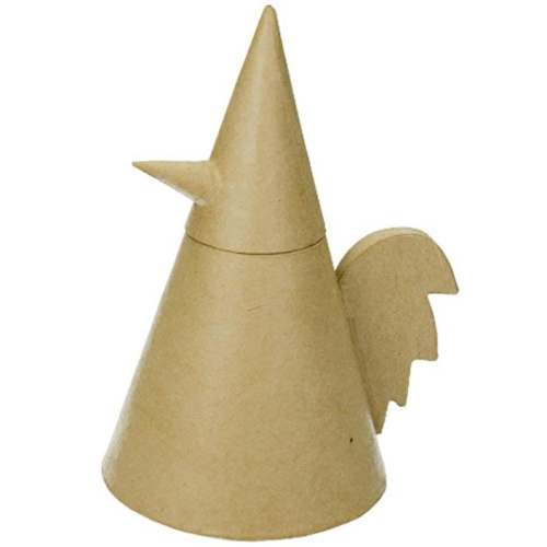 Efco PappArt Brown Paper Hen Shaped Container | Various Sizes
