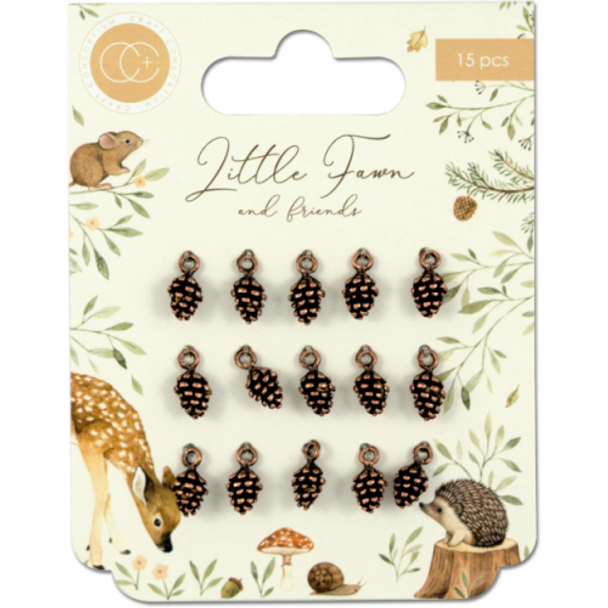 Craft Consortium | Little Fawn & Friends | Pinecone Charms