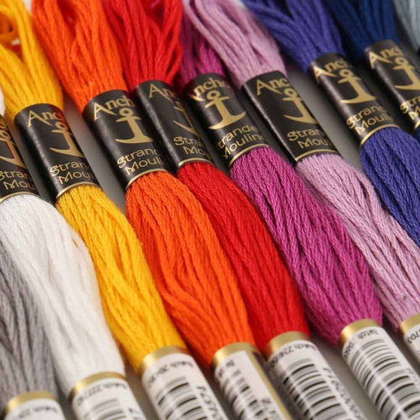 Anchor Stranded Cotton Thread 8 m Hanks | Shades 1000 to 1099 - Main Image