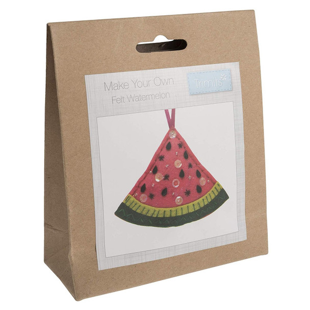 Trimits | Make Your Own Felt Decorations | Watermelon - The packaging