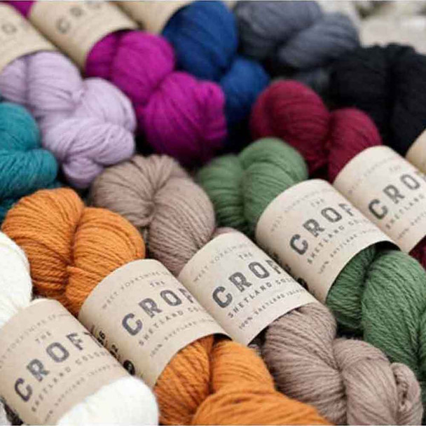 WYS The Croft Shetland Aran Solid Colours Knitting Yarn 100g Hanks | Various Shades - Main Image