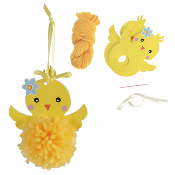 Trimits | Pom Pom Decoration Kit | Chick