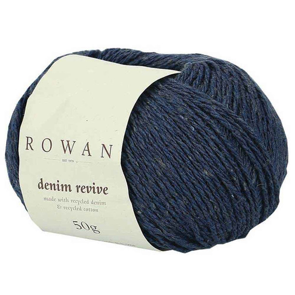 Rowan Denim Revive DK Knitting Yarn, 50g Balls | 213 Night