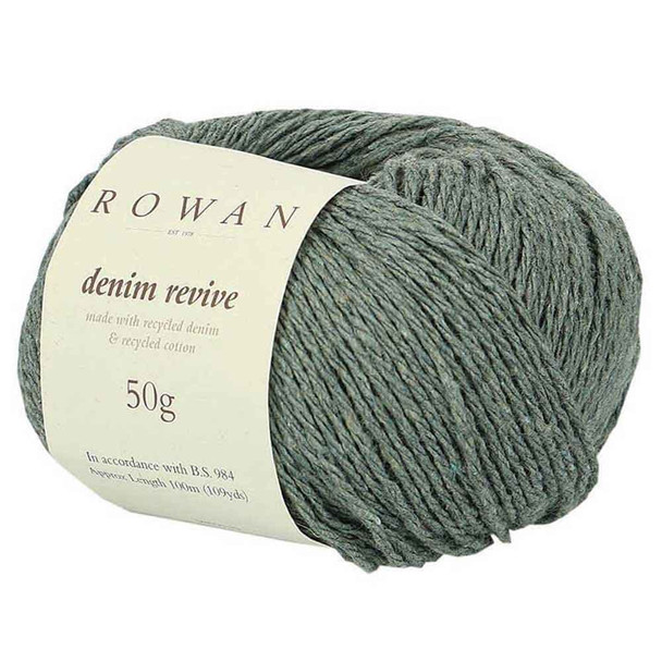 Rowan Denim Revive DK Knitting Yarn, 50g Balls | 215 Griege