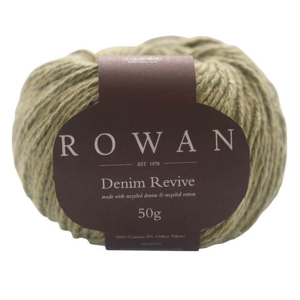 Rowan Denim Revive DK Knitting Yarn, 50g Balls | 219 Pistachio