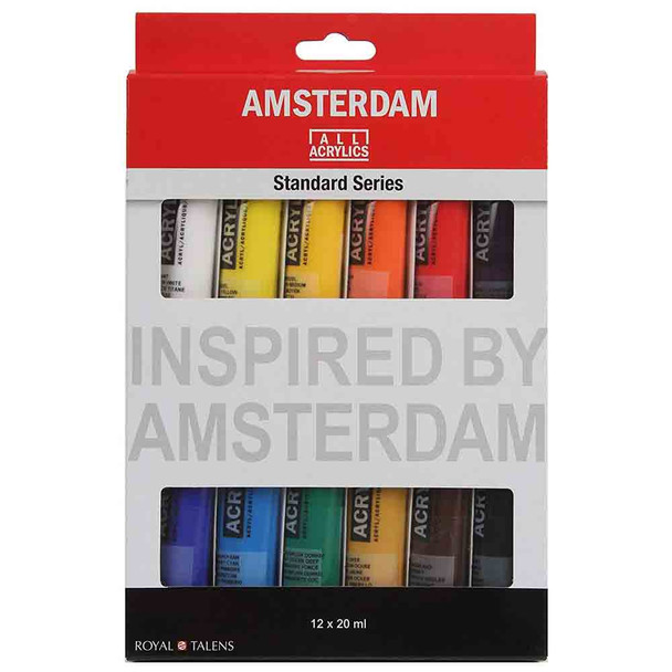 Royal Talens Amsterdam Acrylic Multipacks 20ml | Various Sets - Set of 12