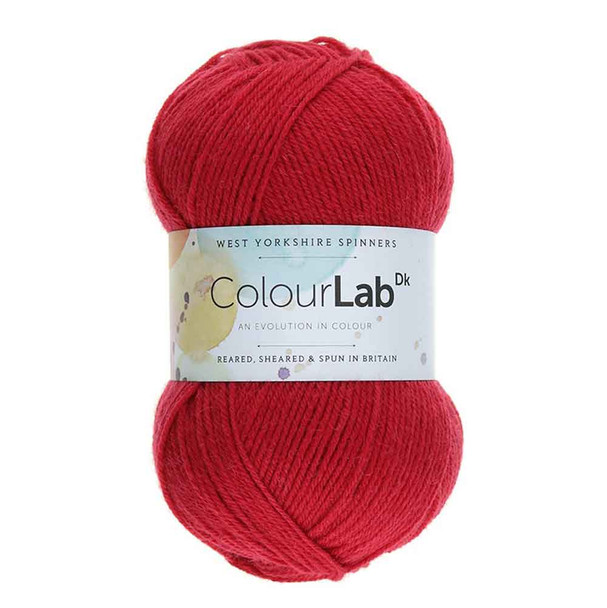 WYS ColourLab DK Knitting Yarn, 100g Balls | 556 Crimson Red