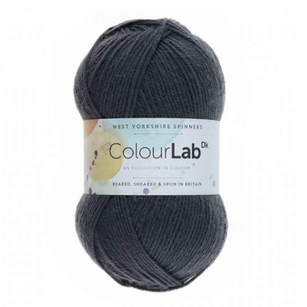 WYS ColourLab DK Knitting Yarn, 100g Balls | 373 Stormy Grey