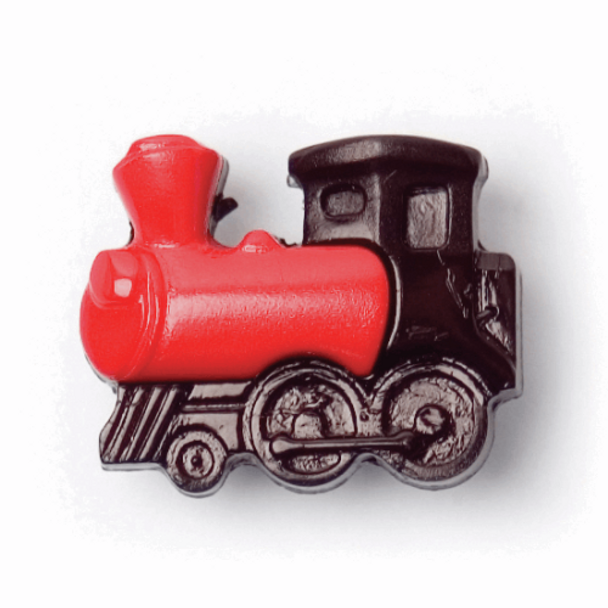 Red Train Buttons | 17mm | Red/Black | 2B\1008