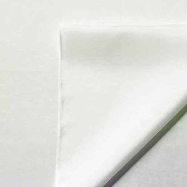 100% Silk Fabric | 90cm | Pongee 8 - White