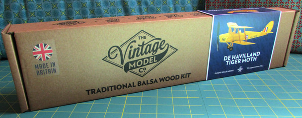 The Vintage Model Co. | Flying Model Kit | De Havilland Tiger Moth | Box