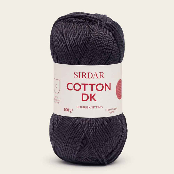 Sirdar Cotton DK Knitting Yarn, 100g Balls | 500 Midnight