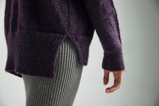  Kemp Town Sweater Knitting Pattern | Erika Knight Wild Wool - close up