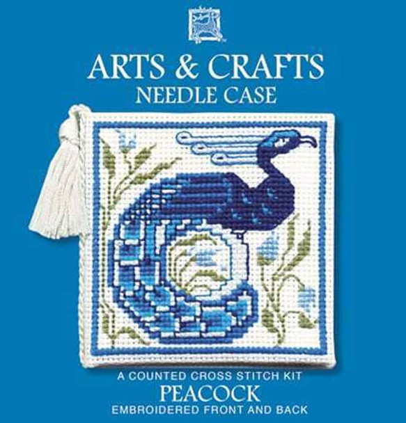 Textile Heritage | Cross Stitch Kits | Needle Cases | Peacock