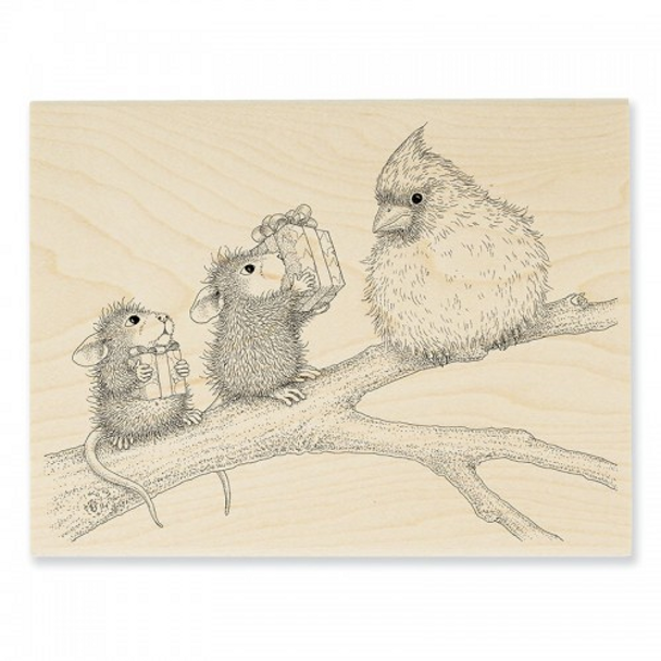 House Mouse Designs | Monica and Friends | Rubber Stamp | Birdie Gifts