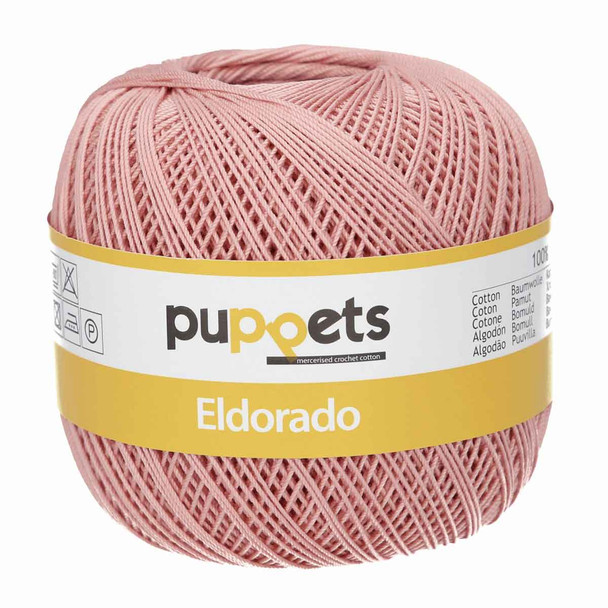 Puppets Eldorado 10 Tkt Crochet Cotton Yarn, 100g | 4247 Coral