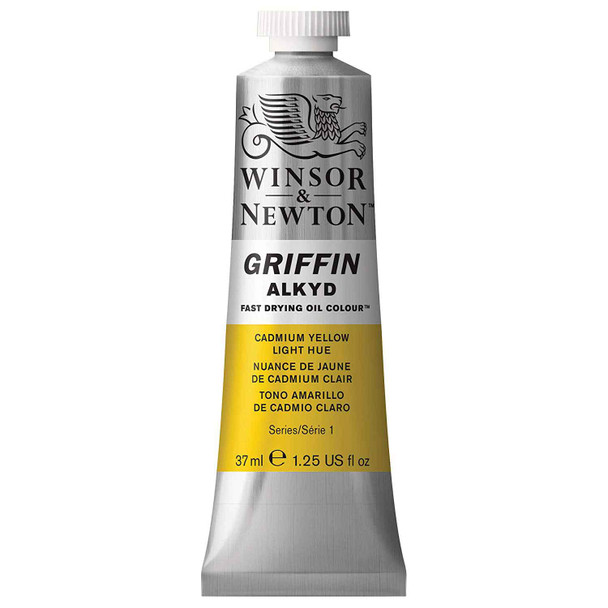 Winsor & Newton Griffin Alkyd Fast Drying Oil Paint, 37 ml Tubes | Cadmium Yellow Pale Hue