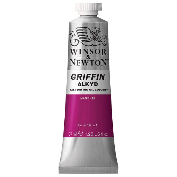 Winsor & Newton Griffin Alkyd Fast Drying Oil Paint, 37 ml Tubes | Magenta