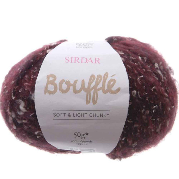 Sirdar Bouffle Chunky Knitting Yarn, 50g Balls | 726 Rosso