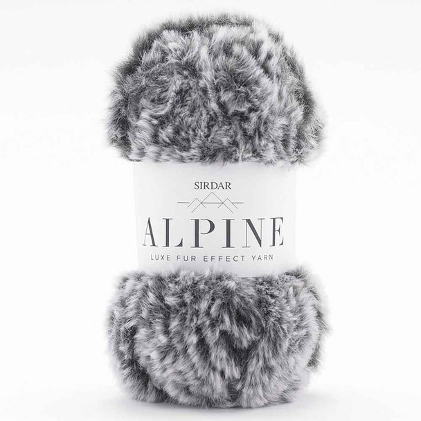 Sirdar Alpine Super Chunky Faux Fur Yarn, 50g balls | 402 Seal