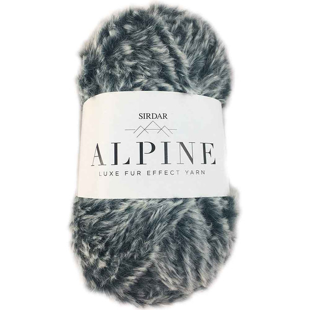 Sirdar Alpine Super Chunky Faux Fur Yarn, 50g balls | 409 Laurel