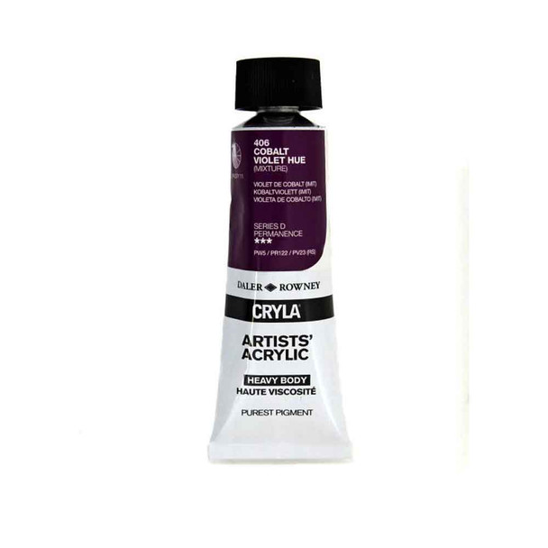 Daler Rowney Cryla Artists Acrylic, 75ml Tubes | Cobalt Violet Hue (Series D)