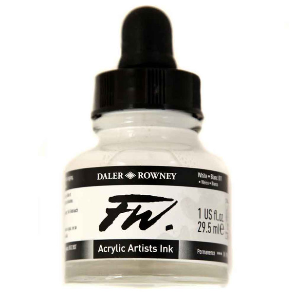 Daler Rowney FW Acrylic Ink 29.5ml | White - 011