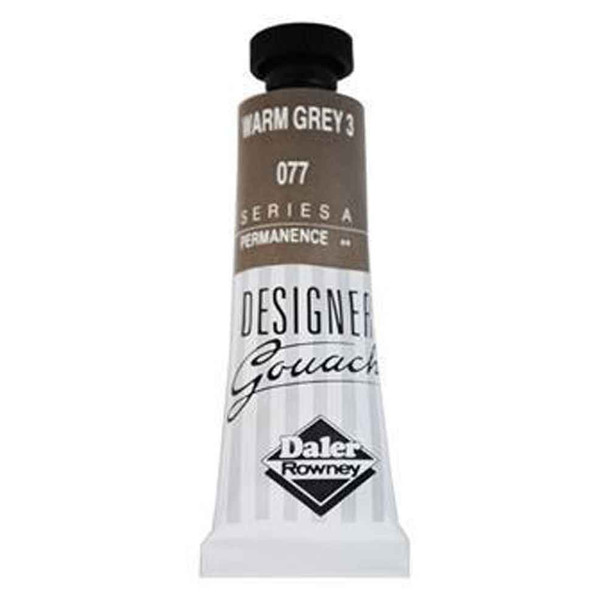 Daler Rowney Designers Gouache, 15 ml Tubes | Warm Grey 3