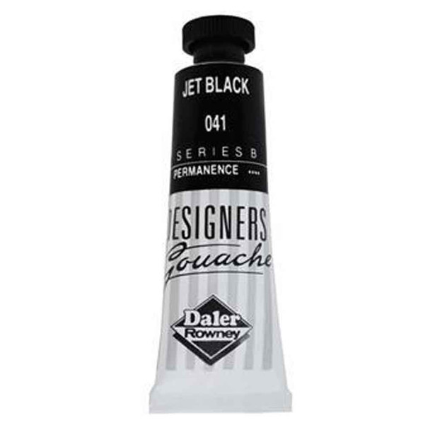 Daler Rowney Designers Gouache, 15 ml Tubes | Jet Black