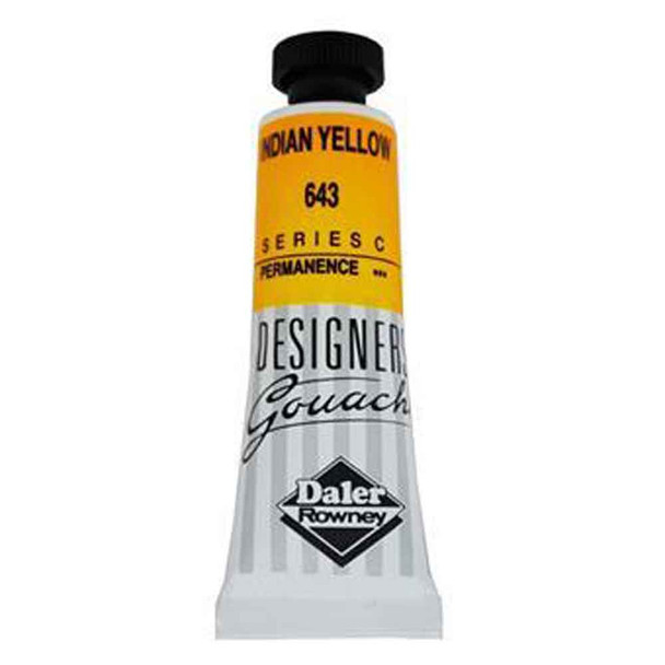 Daler Rowney Designers Gouache, 15 ml Tubes | Indian Yellow