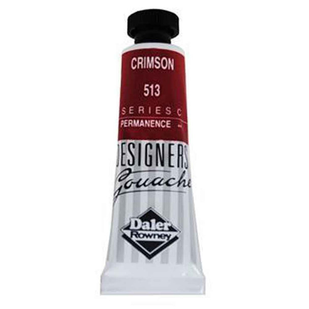 Daler Rowney Designers Gouache, 15 ml Tubes | Crimson