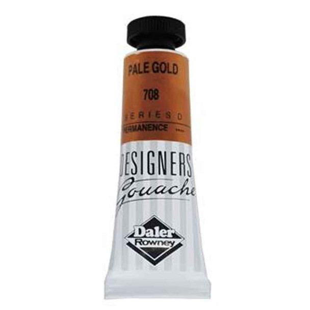 Daler Rowney Designers Gouache, 15 ml Tubes | Pale Gold