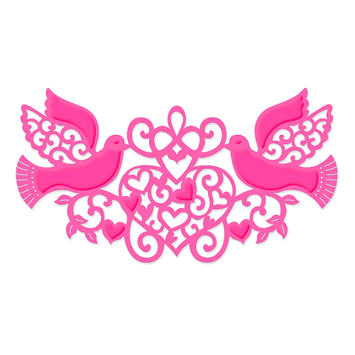 Sweet Dixie | Craft Die | Wedding Collection | Dove & Hearts