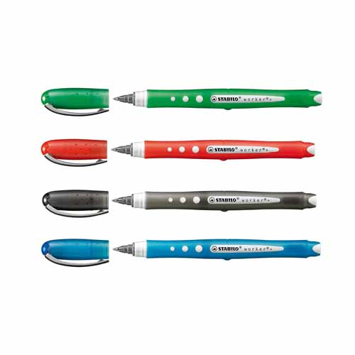 Stabilo Worker+ Colour Ballpoint Pen Various Colours