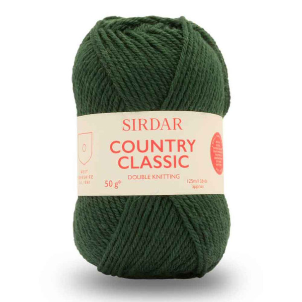 Sirdar Country Classic Dk | 50g Balls | 867 Forest Green