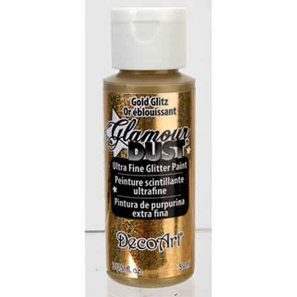 DecoArt | Ultra Fine Glitter Paint | Glamour Dust | 01 Gold Glitz