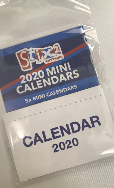 Stix 2 | Mini Calendar | 5pk | 2020