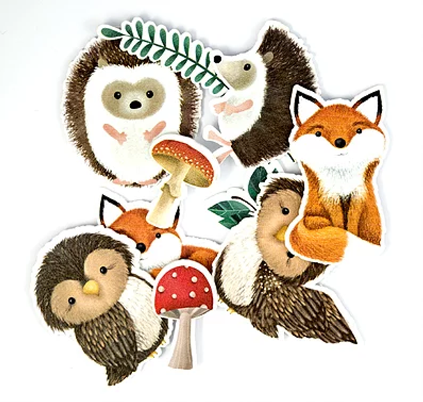  Craft Consortium | Over the Hedge | Printed Wooden Characters- free of packaging