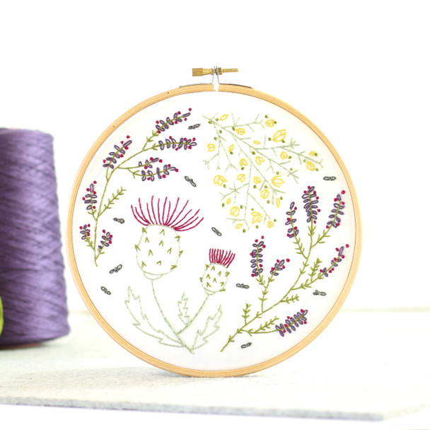 Highland Heathers Complete Embroidery Kit | Hawthorn Handmade