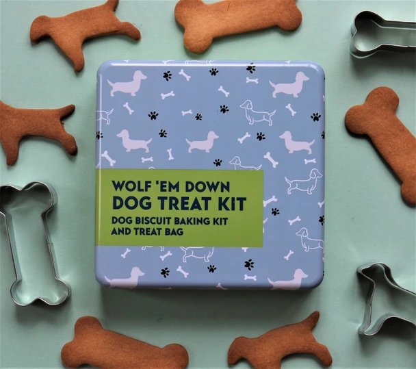 Apples to Pears | Gifts for Grown-ups | Wolf'em Down Dog Treat Kit