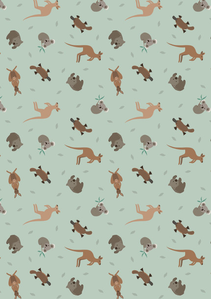 Small Things... World Animals | Lewis and Irene | SM23.2 | Australian Animals on Soft Eucalyptus