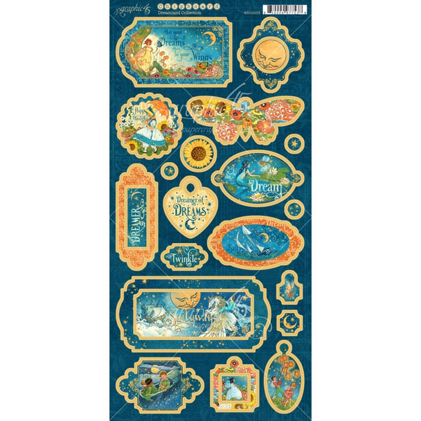 Graphic 45 | Chipboard | Dreamland Collection