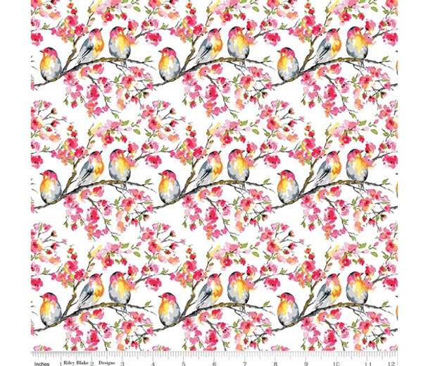 Sweet Melody | Riley Blake | EQS Fabrics | RBC8401-White