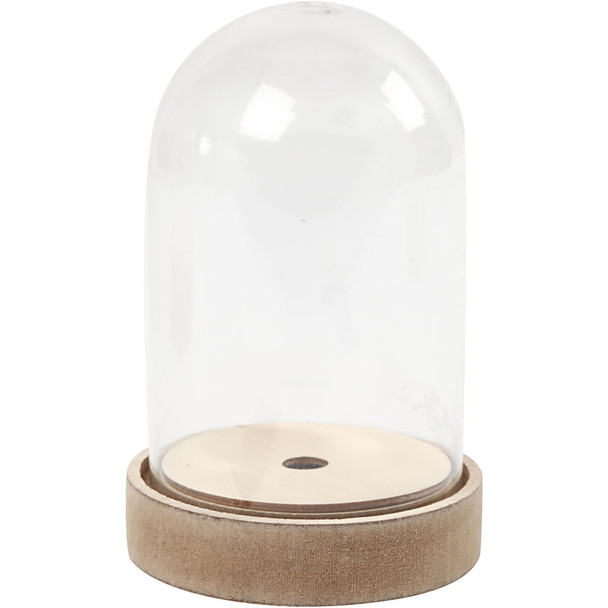 Creativ Company | Bell on Wooden Stand | 12.5/10.3cm x 8/6.5cm