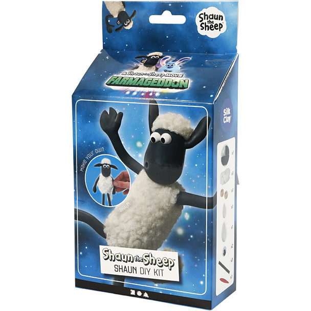 Silk Clay | Shaun the Sheep Farmageddon Modelling Kit | Shaun | Packaging Front