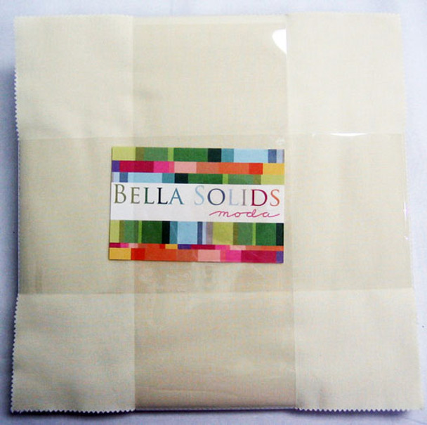 Bella Solids | Moda Fabrics | Snow | Layer Cake