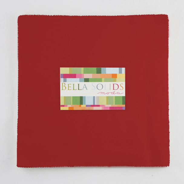 Bella Solids | Moda Fabrics | Red | Junior Layer Cake